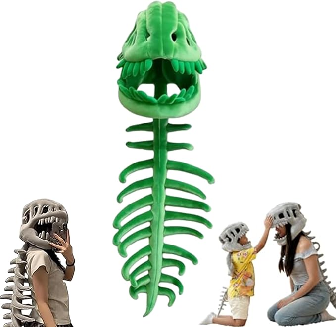 Dinosaur Skeleton Headset - Cosplay Dinosaur Skeleton Headpiece, Cosplay Headpiece Accessories Decoration