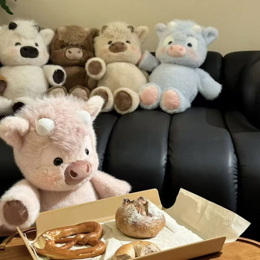 Running Highland Cow Plush Toy