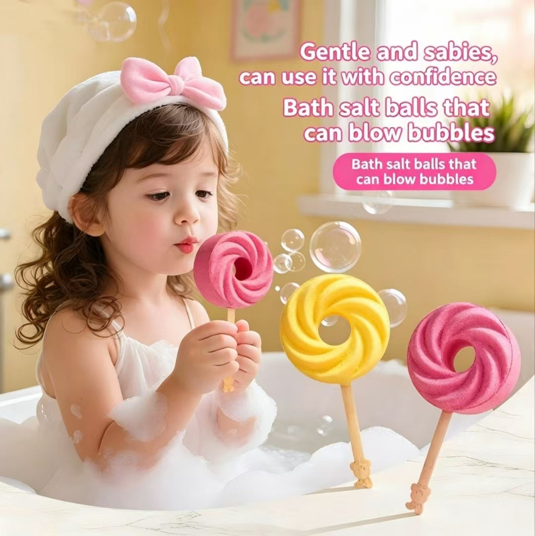 Bath Salt Balls That Can Blow Bubbles,Fun And Interesting
