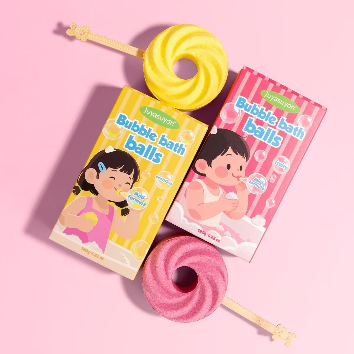 Bath Salt Balls That Can Blow Bubbles,Fun And Interesting