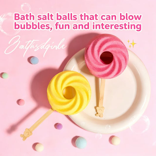 Bath Salt Balls That Can Blow Bubbles,Fun And Interesting