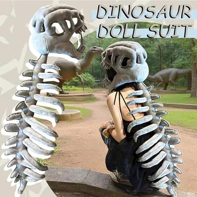 Dinosaur Skeleton Headset - Cosplay Dinosaur Skeleton Headpiece, Cosplay Headpiece Accessories Decoration