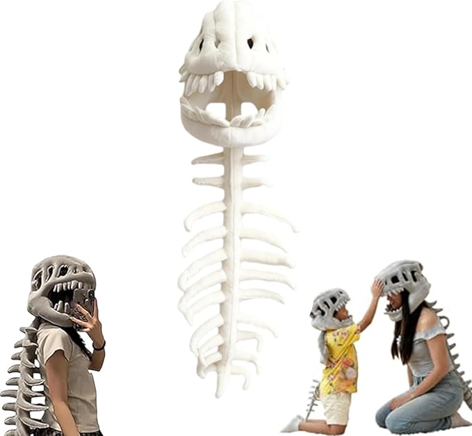 Dinosaur Skeleton Headset - Cosplay Dinosaur Skeleton Headpiece, Cosplay Headpiece Accessories Decoration