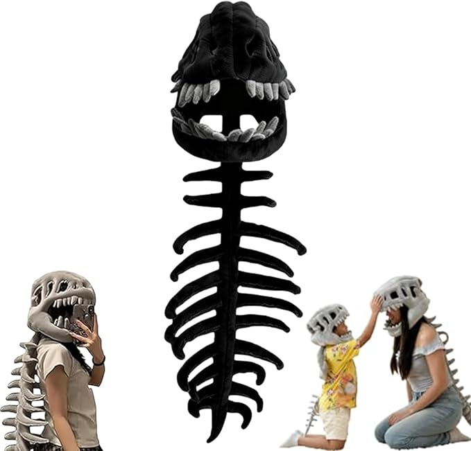 Dinosaur Skeleton Headset - Cosplay Dinosaur Skeleton Headpiece, Cosplay Headpiece Accessories Decoration