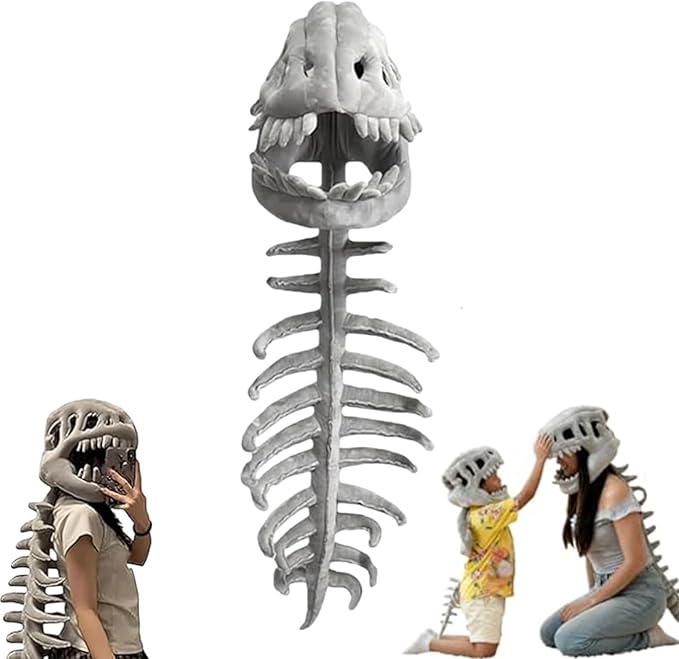 Dinosaur Skeleton Headset - Cosplay Dinosaur Skeleton Headpiece, Cosplay Headpiece Accessories Decoration