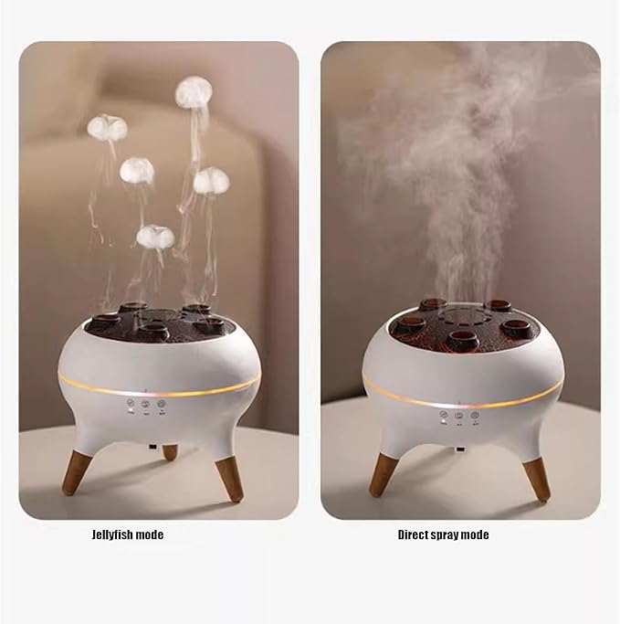 Dynamic Jellyfish Aromatherapy Machine, Air Humidifier, Silent Aromatherapy Machine With Automatic Power-off Protection, Suitable For Homes, Offices, Bedrooms, And Gyms.