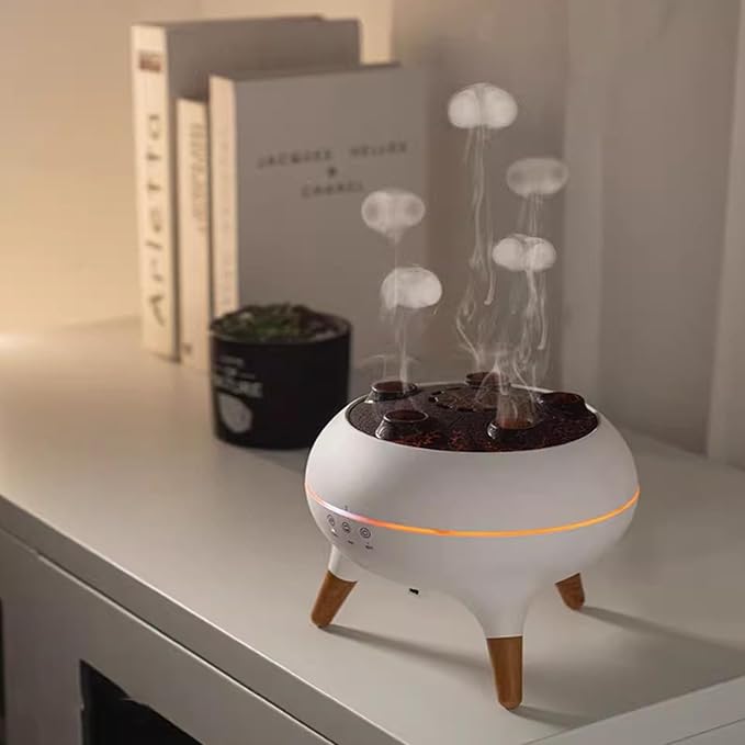 Dynamic Jellyfish Aromatherapy Machine, Air Humidifier, Silent Aromatherapy Machine With Automatic Power-off Protection, Suitable For Homes, Offices, Bedrooms, And Gyms.