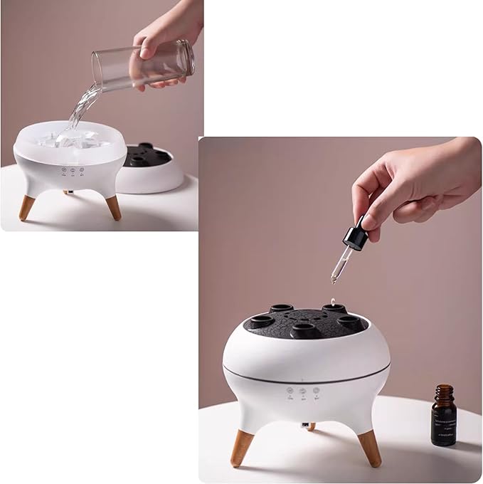 Dynamic Jellyfish Aromatherapy Machine, Air Humidifier, Silent Aromatherapy Machine With Automatic Power-off Protection, Suitable For Homes, Offices, Bedrooms, And Gyms.