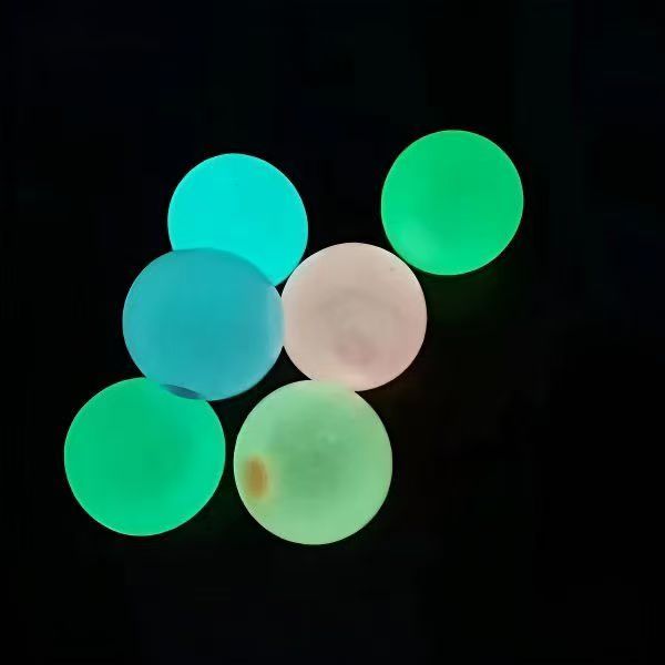 Ceiling Glowing Adhesive Ball, A Toy Ball That Glows In The Dark And Can Be Attached To The Ceiling. It Is A Glowing Stress Relieving Ball And A Fun Fingertip Spinning Toy.