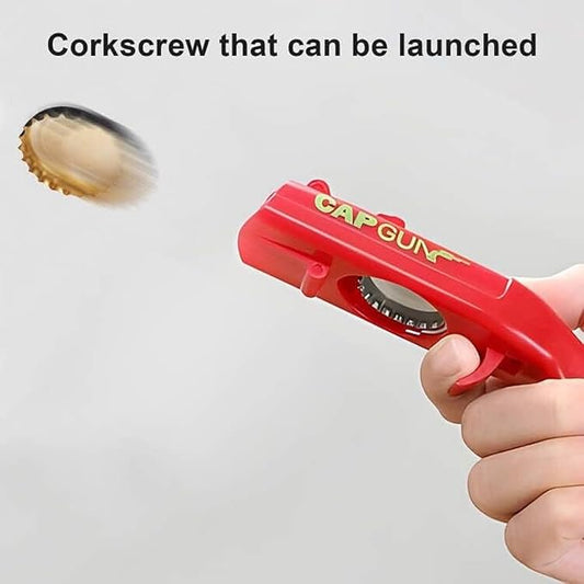 Bottle Cap gun, Bottle Opener, Beer Bottle Opener, Bottle Cap Gun Launcher, Bottle Opener, Beer Bottle Cap Gun, Home Bar Party Use