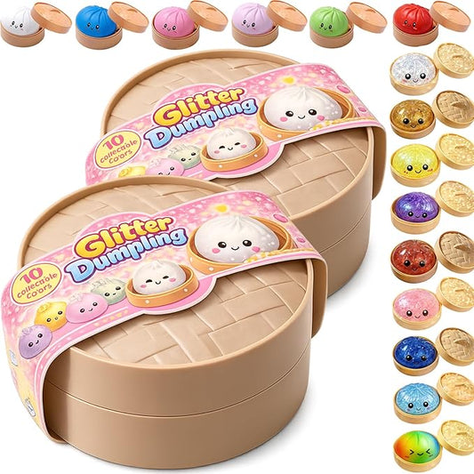 2026 New Dumpling Shaped Soft and Cute Mysterious Box - Surprise Dumpling Soft and Cute Toys, Rare Dumpling Pack Stress Relieving Fingertip Toy Set, Random Colors
