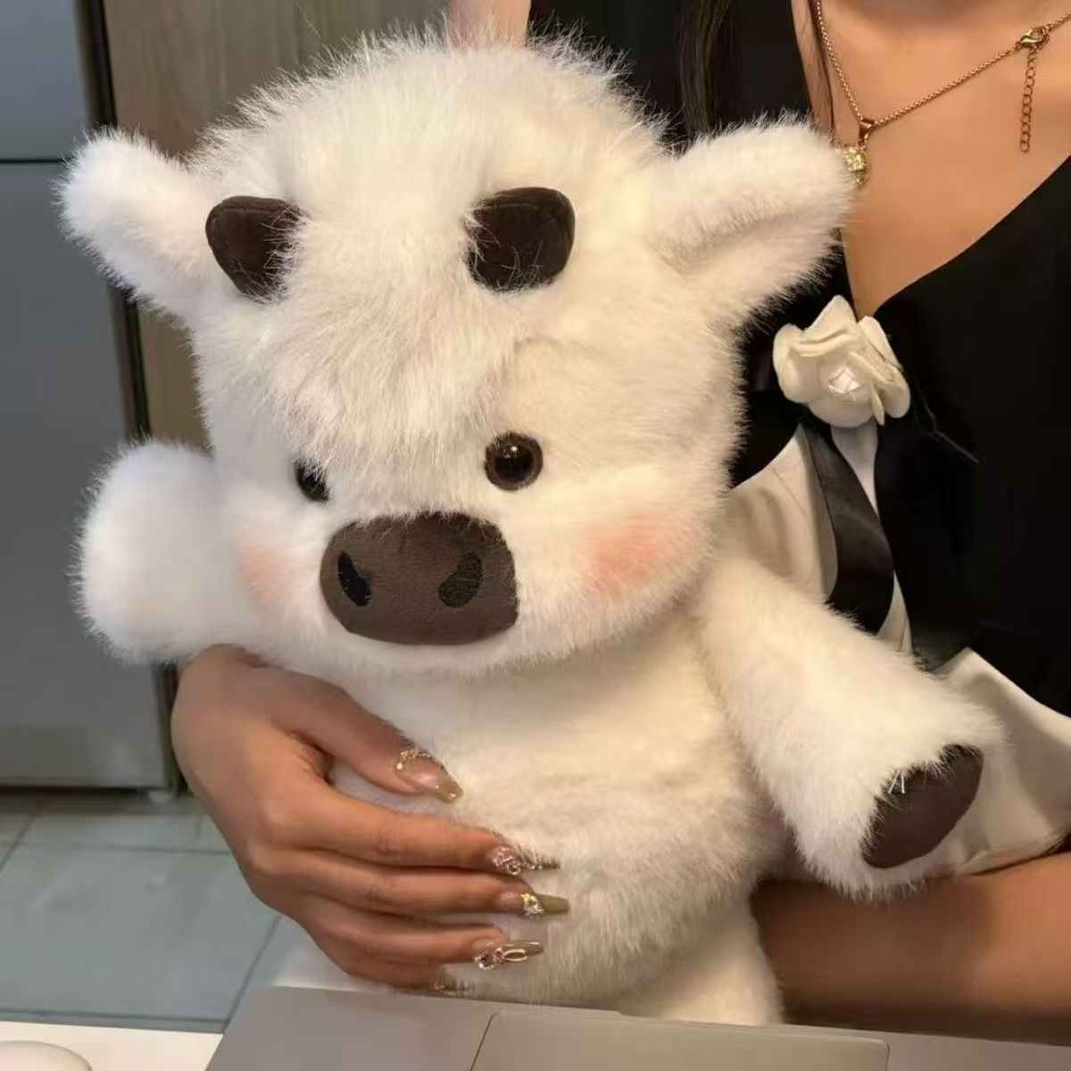 Running Highland Cow Plush Toy