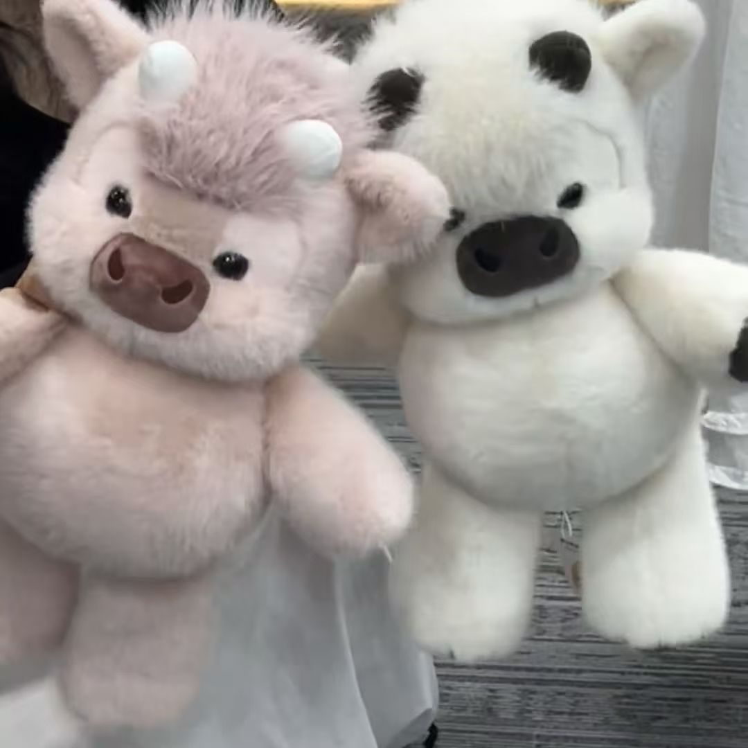 Running Highland Cow Plush Toy