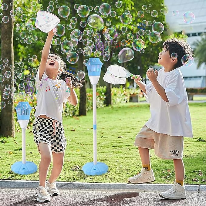 Soap Bubble Machine, Children's Soap Bubble Machine, Automatic Soap Bubble Machine With Lighting And Music, Suitable For Bathroom Parties, Birthdays, Weddings, Halloween Games