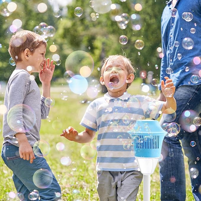 Soap Bubble Machine, Children's Soap Bubble Machine, Automatic Soap Bubble Machine With Lighting And Music, Suitable For Bathroom Parties, Birthdays, Weddings, Halloween Games