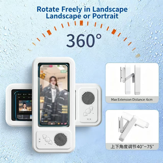 Scalable Rotating Bathroom Waterproof Phone ACase