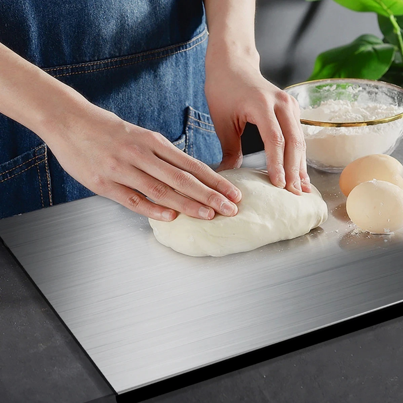 Stainless Steel Chopping Board, Non-slip Kitchen Chopping Board, Kitchen Cutting Board, Kitchen Accessories, Household Kitchen Gadgets