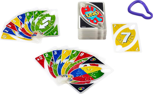 Card Game with Waterproof Cards and Portable Clip for Travel, Camping & Game Nights Away