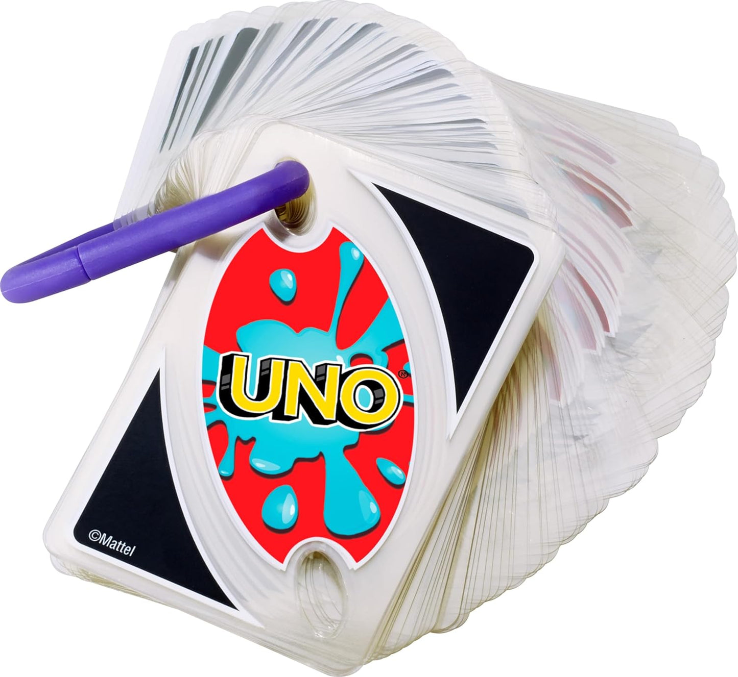 Card Game with Waterproof Cards and Portable Clip for Travel, Camping & Game Nights Away