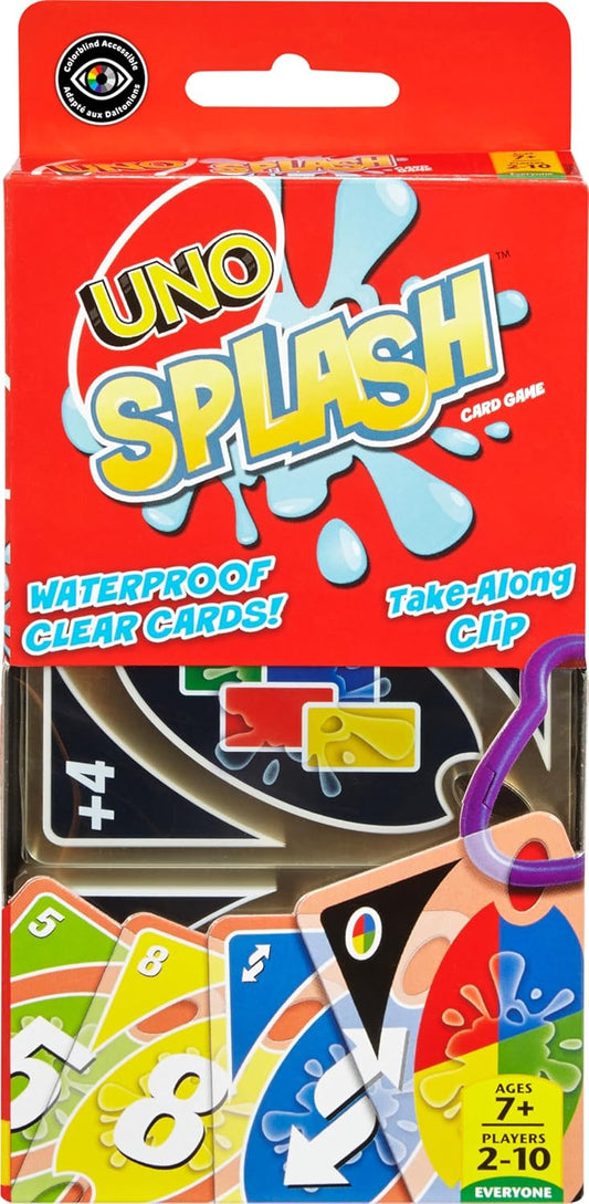 Card Game with Waterproof Cards and Portable Clip for Travel, Camping & Game Nights Away