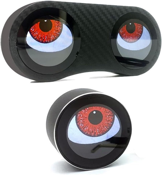Demon Eye Bikes Taillight,Demon Eyes Cycling Light,Muti Colors Modes and DIY Personalized Light Display, USB Rechargeable,For Most Smart