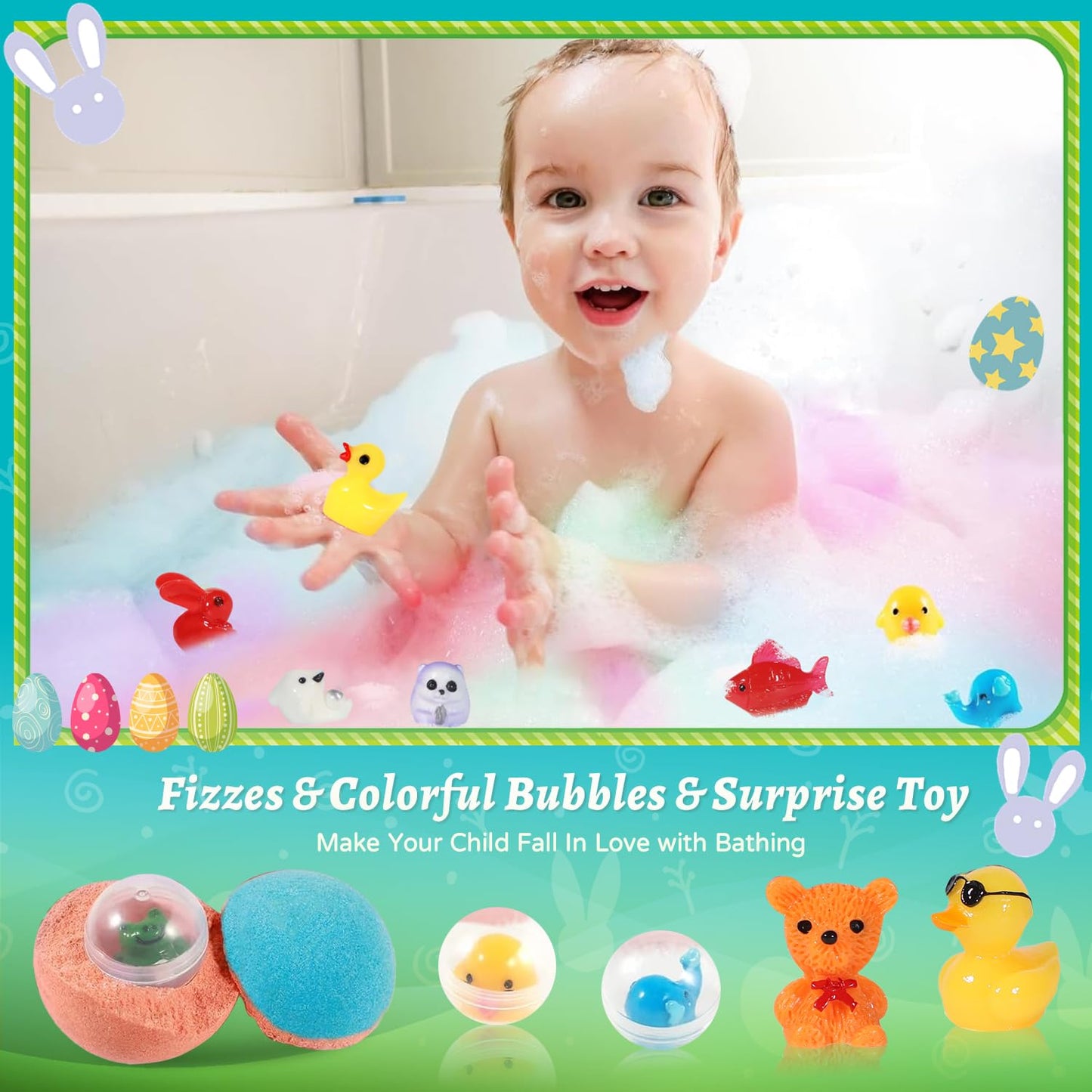 Bath Bombs For Kids With Surprise Inside