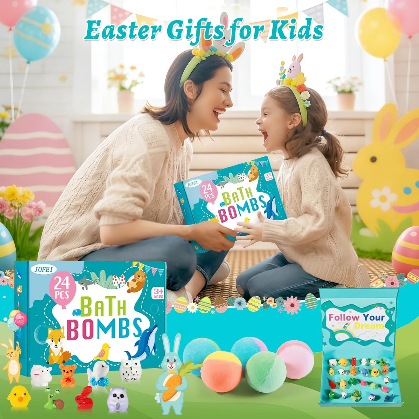 Bath Bombs For Kids With Surprise Inside