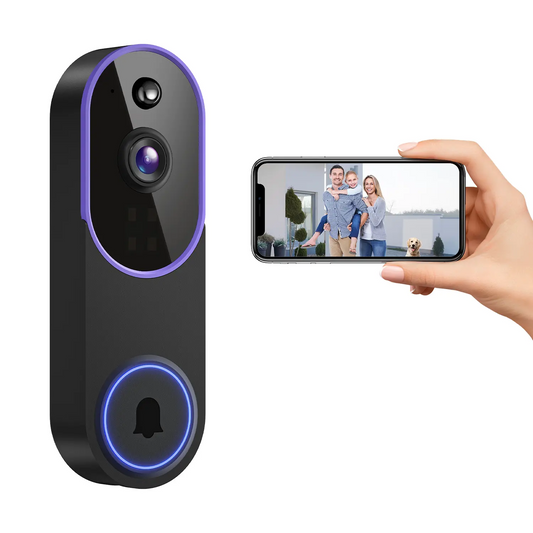 1080P Wireless Video Doorbell Camera, Smart AI Human Detection 2.4G WiFi Only